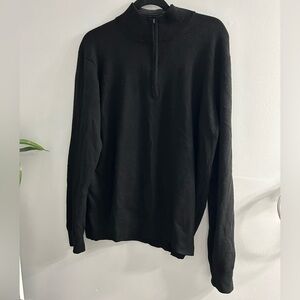 Untuckit men’s merino wool sweater black READ